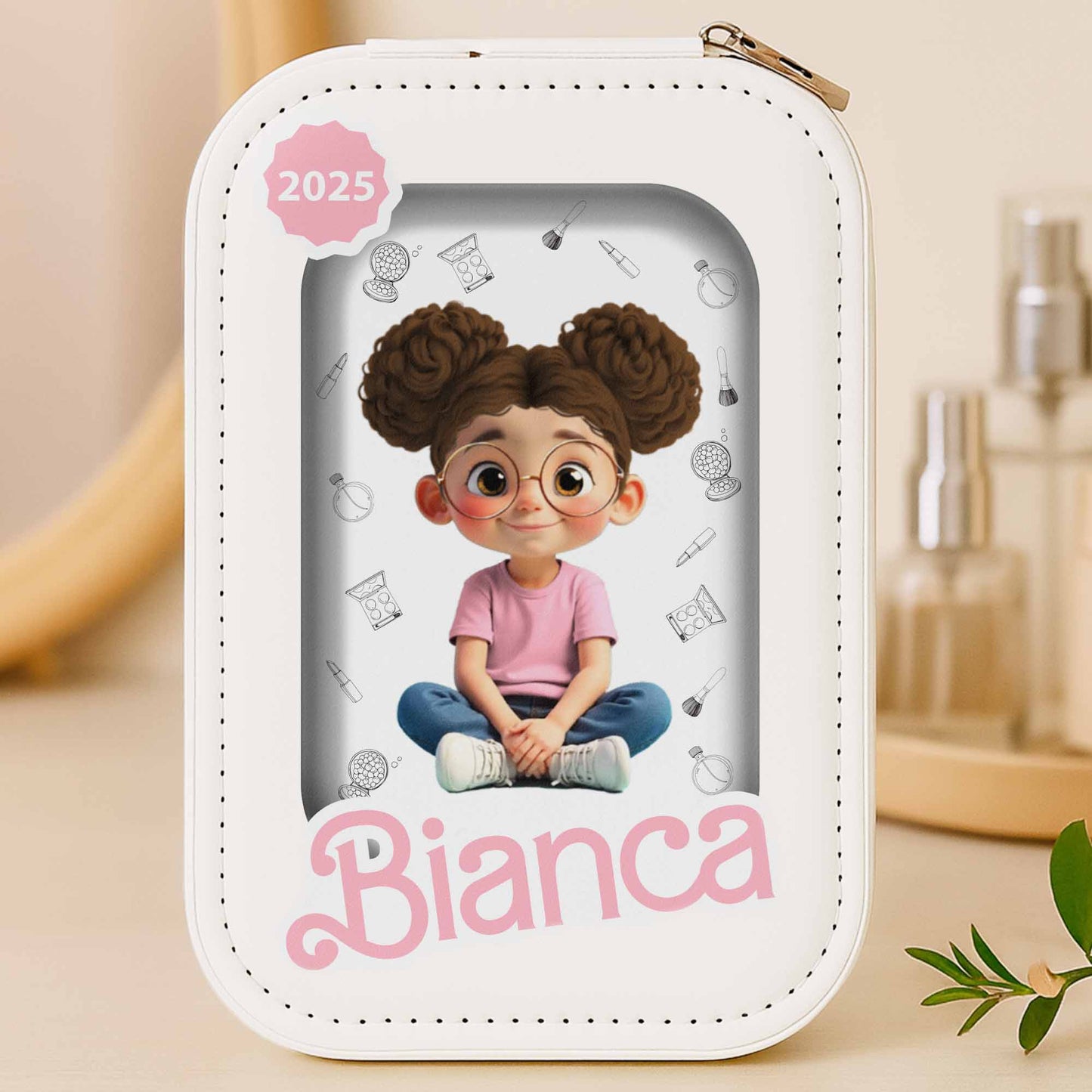 Inspire Creativity With Cartoon Girl And School Elements