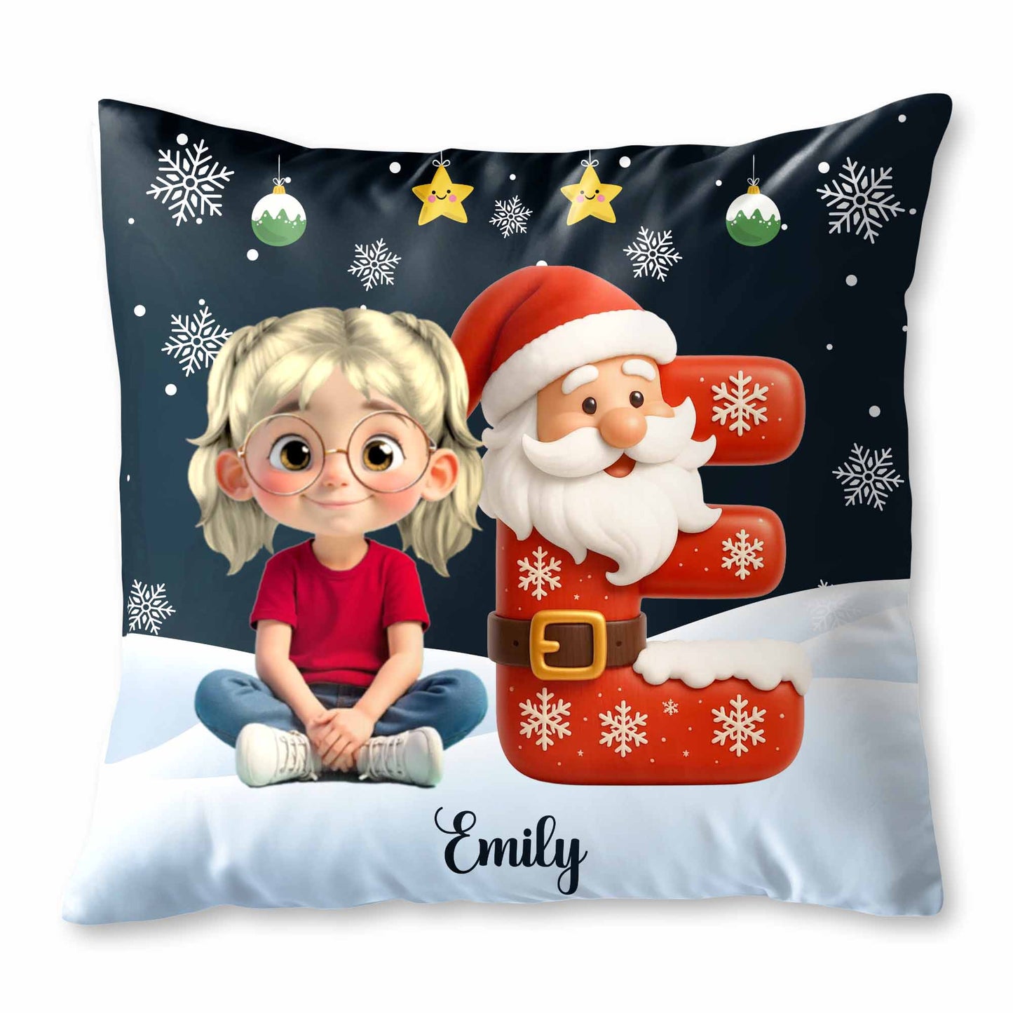 Celebrate the Joyful Christmas Season With Festive Santa And Child