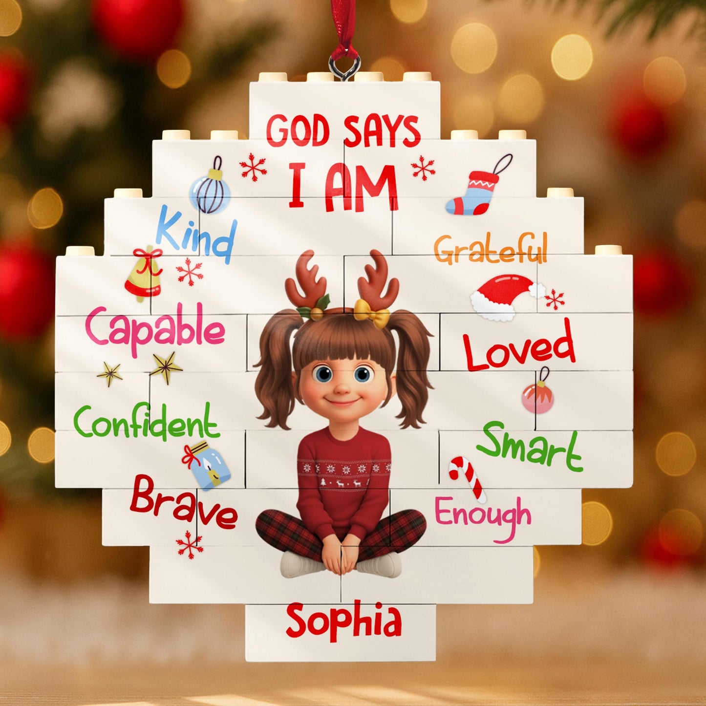 God Says I Am Kind, Capable, Loved, Smart Puzzle