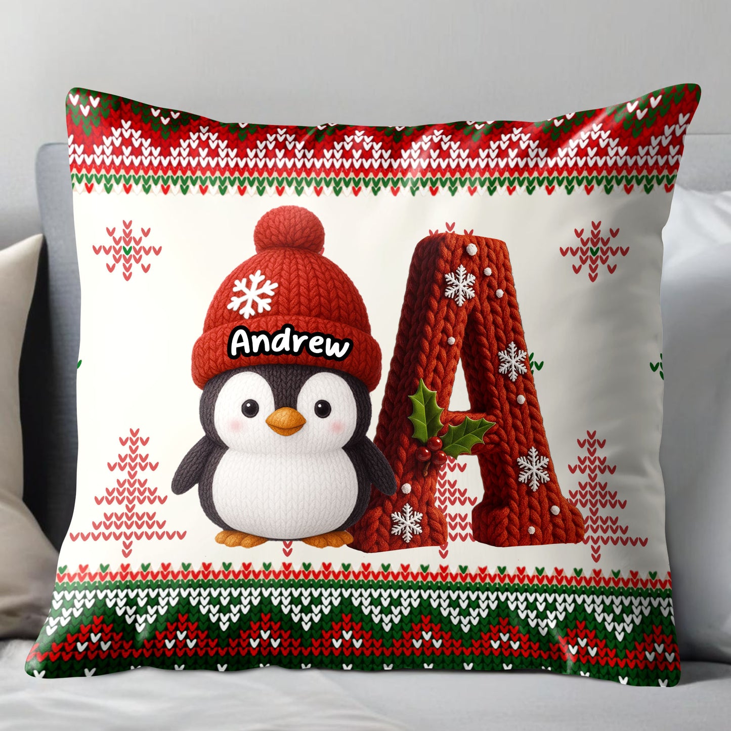Celebrate the Festive Season With a Cozy Penguin Pillow