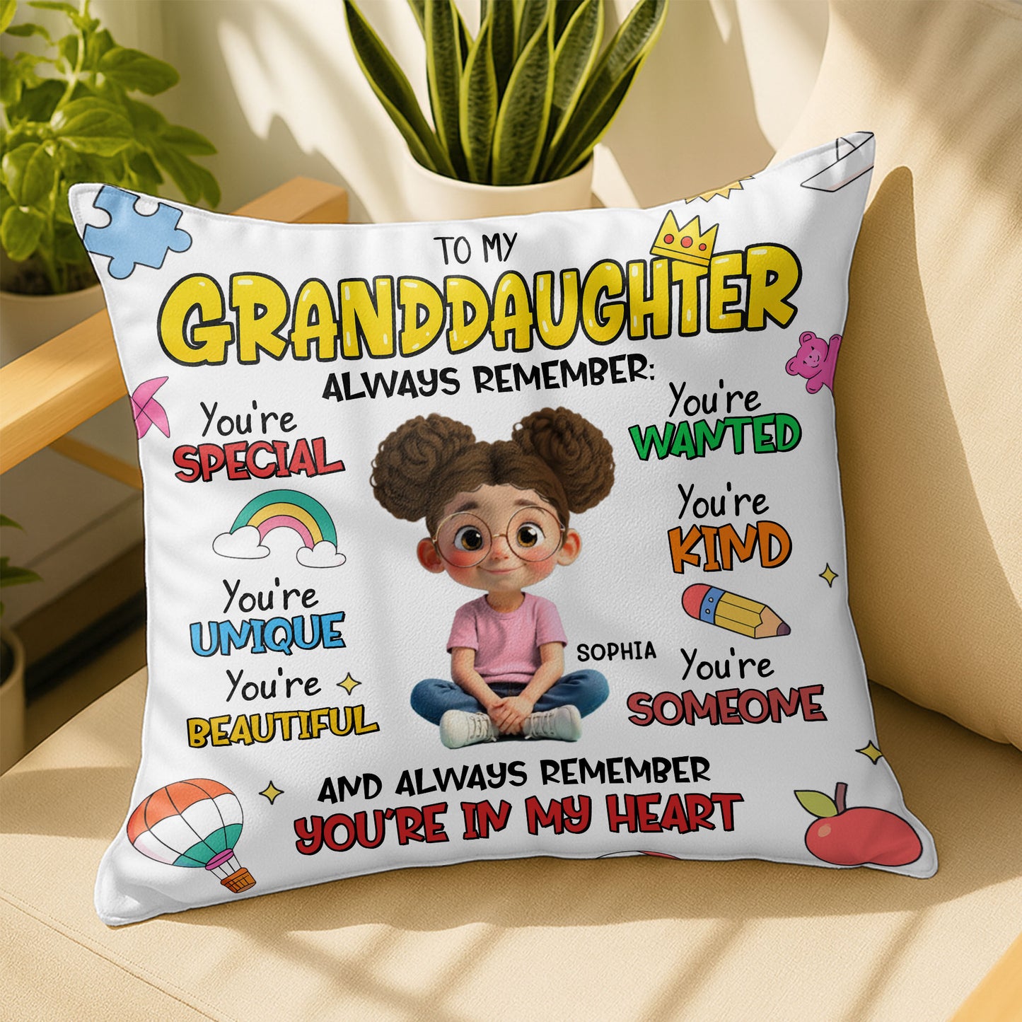 To My Granddaughter Always Remember You're Special