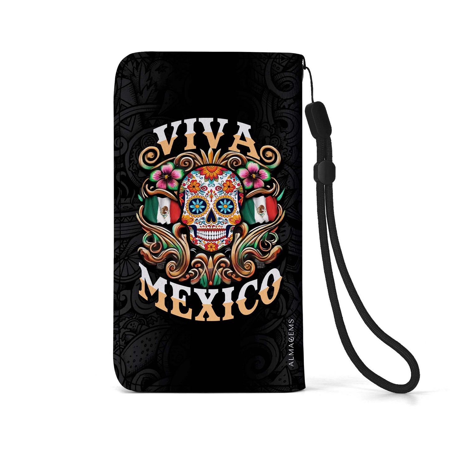 Viva Mexico - Personalized Custom Phone Leather Wallet - ME057_PW