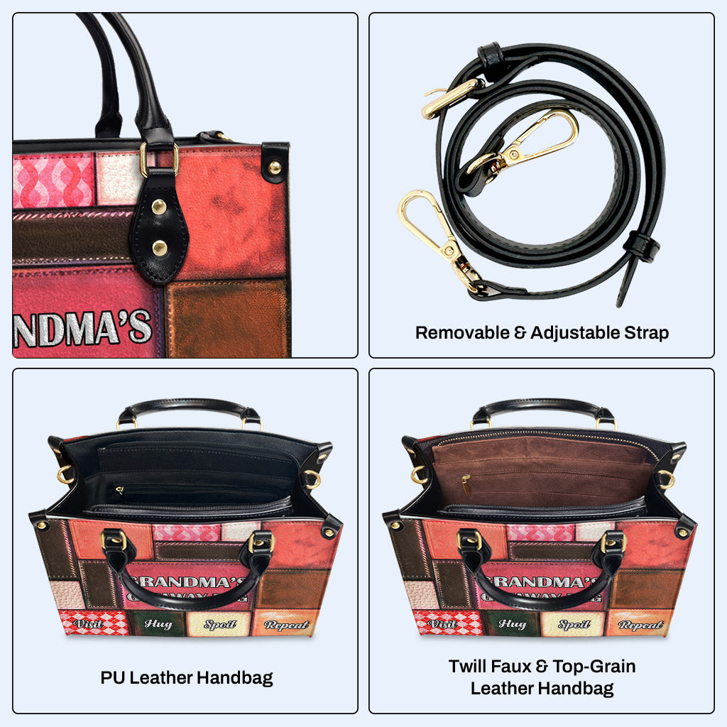 Grandma's Getaway Bag - Bespoke Leather Handbag - MM02