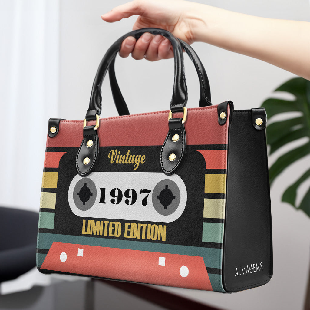 Vintage Limited Edition - Personalized Custom Leather Handbag - MM08V