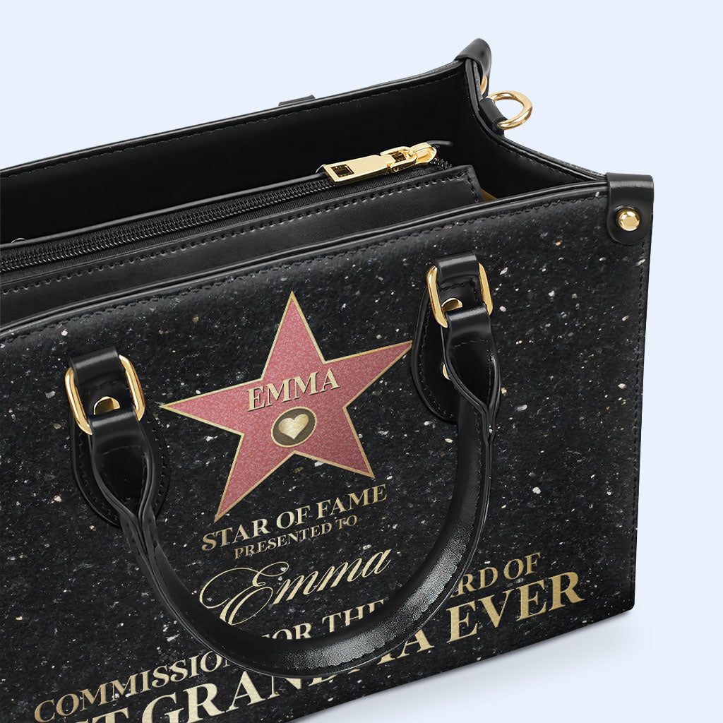 Star Of Fame - Bespoke Leather Handbag - MM26