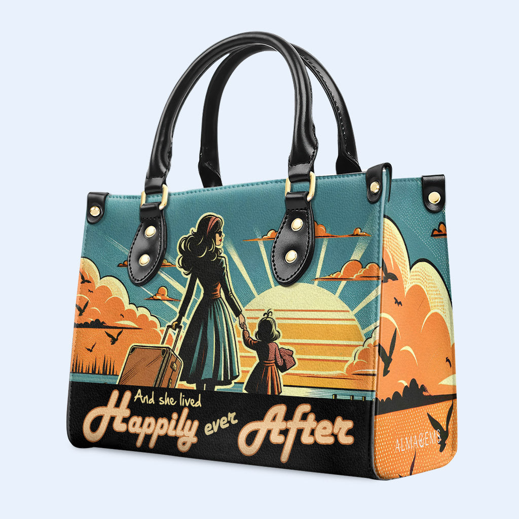 And She Lived Happily Ever After - Bespoke Leather Handbag - MM33