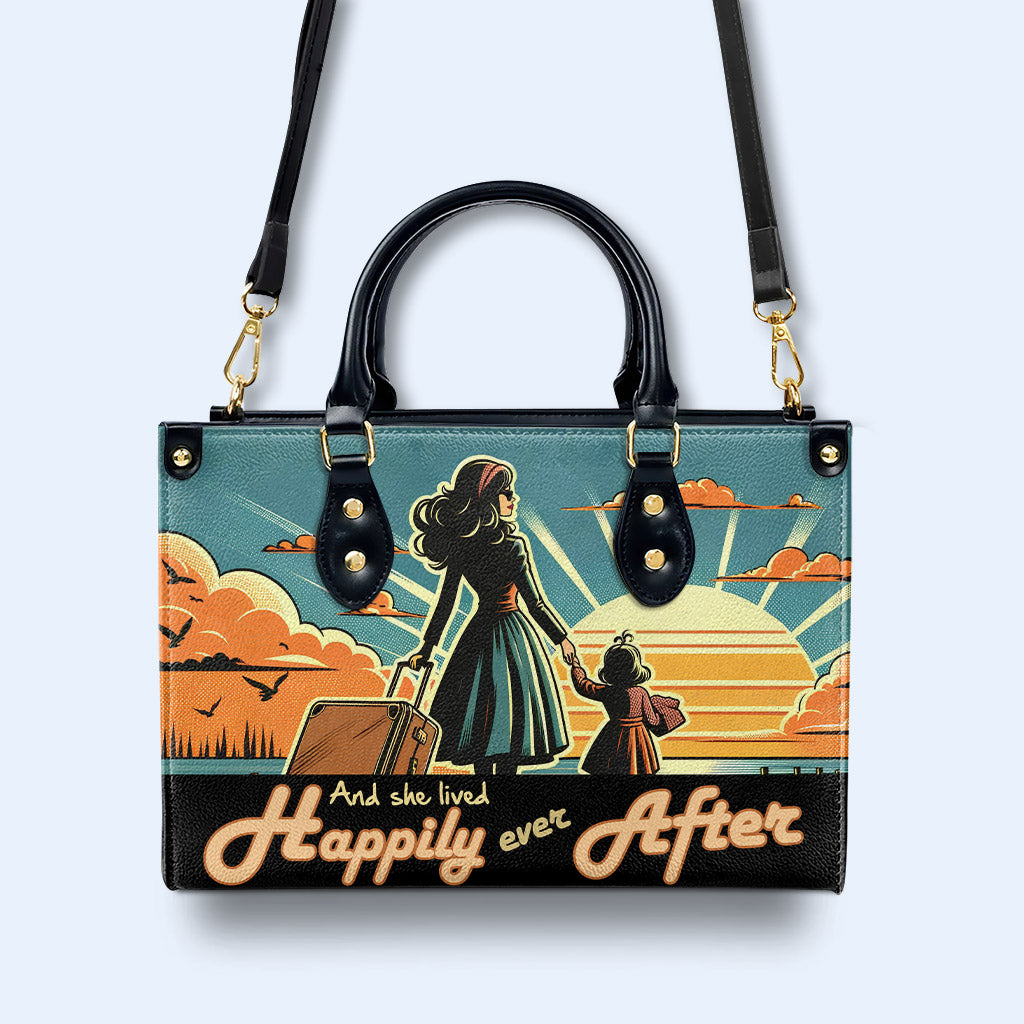 And She Lived Happily Ever After - Bespoke Leather Handbag - MM33