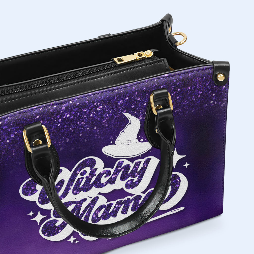 Witchy Mama - Bolso de mano de cuero personalizado - MM44