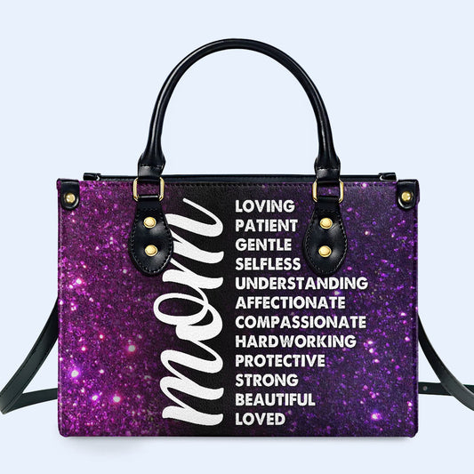 Mom - Bespoke Leather Handbag - MM46