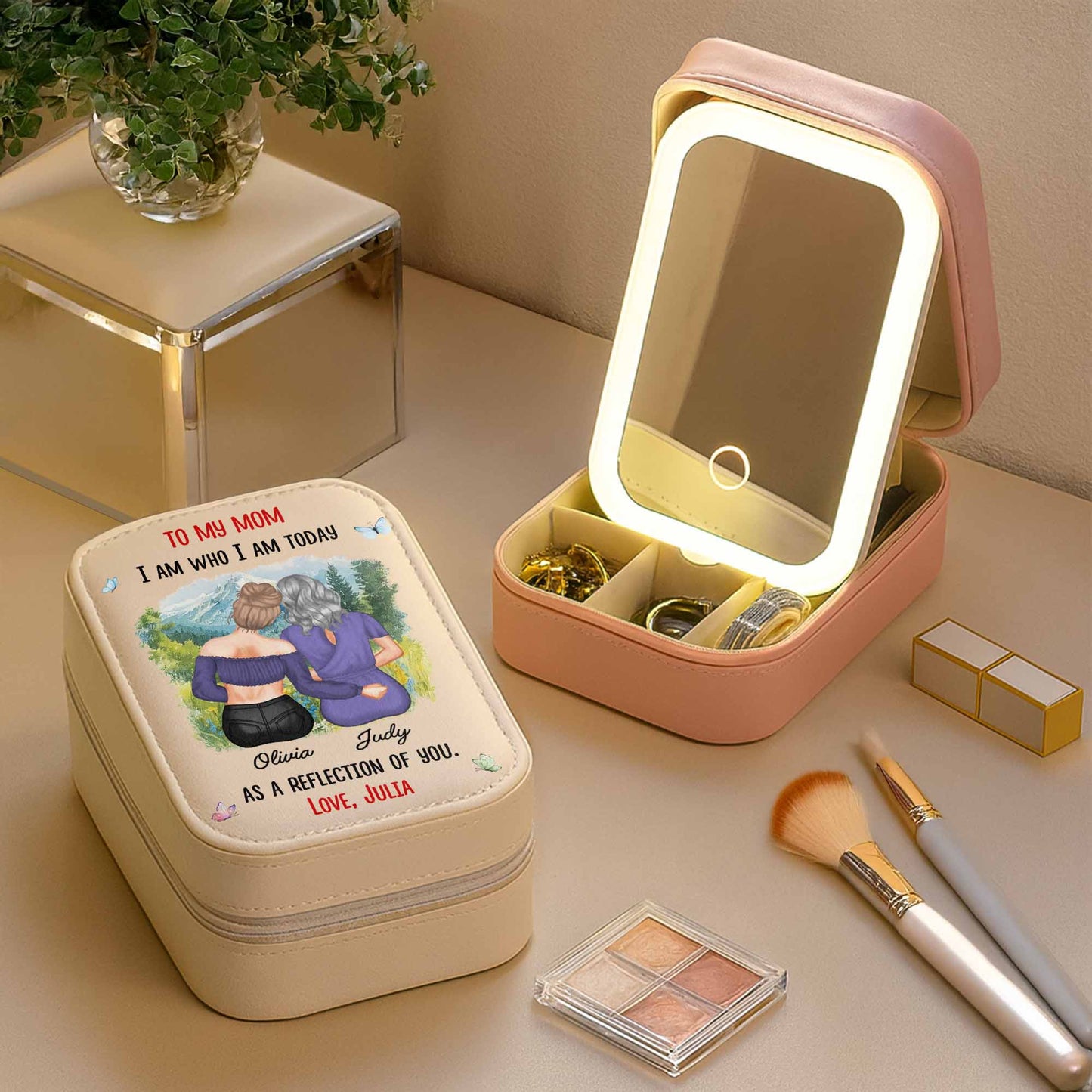 To My Mom, I Am Who I Am Today, Mountains And Butterflies