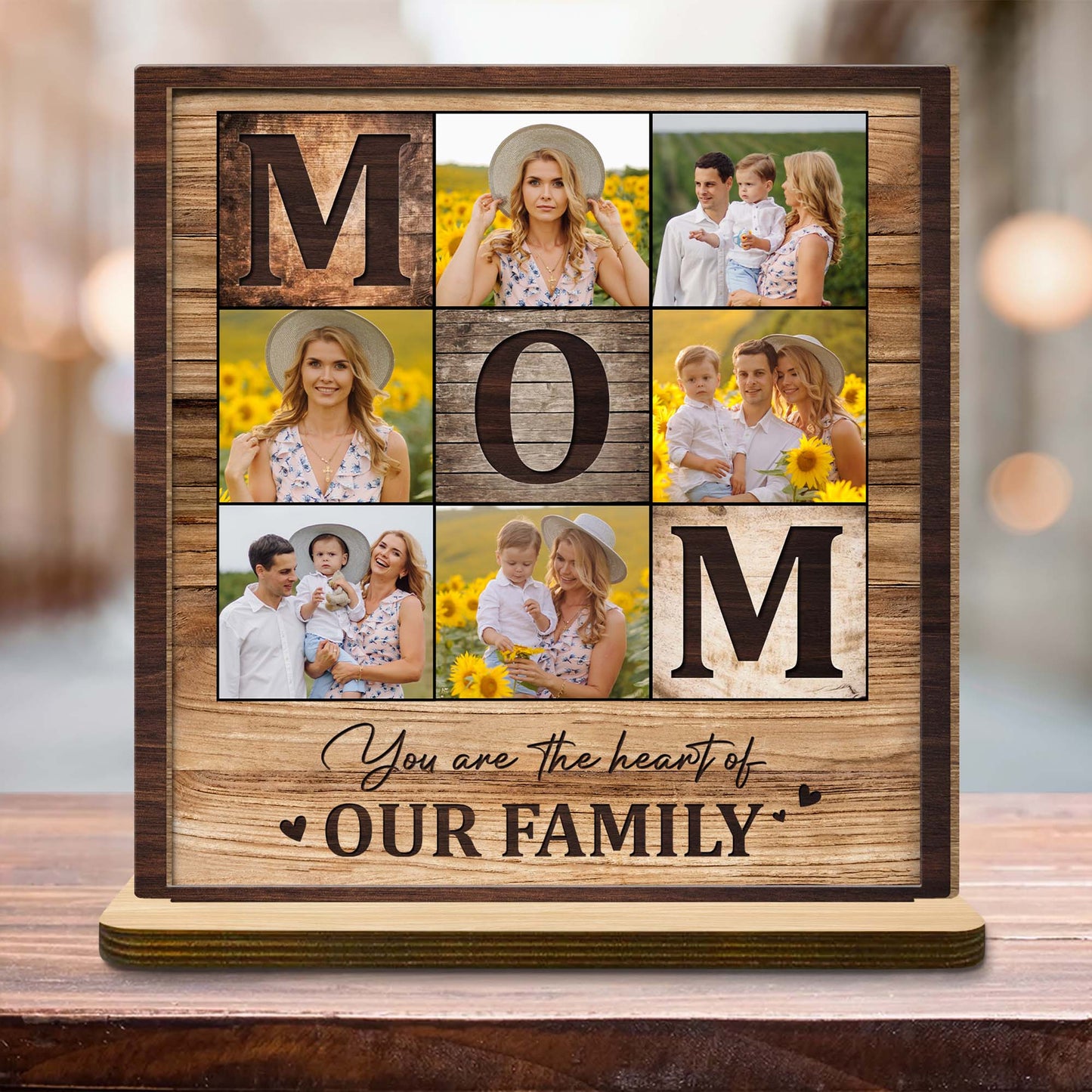 You Are The Heart Of Our Family, Sunflowers And Photos