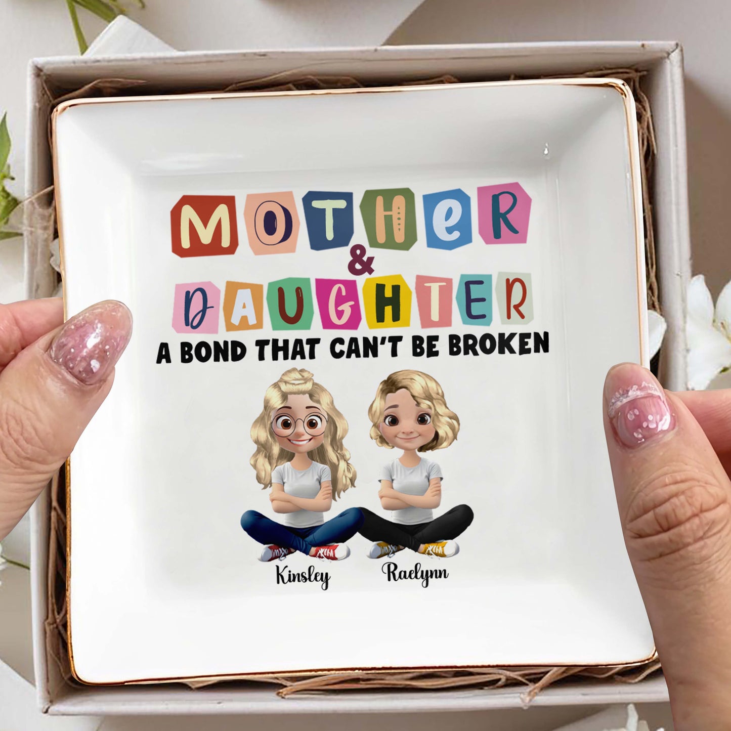 Mother & Daughter, A Bond That Can't Be Broken, Cartoon Characters