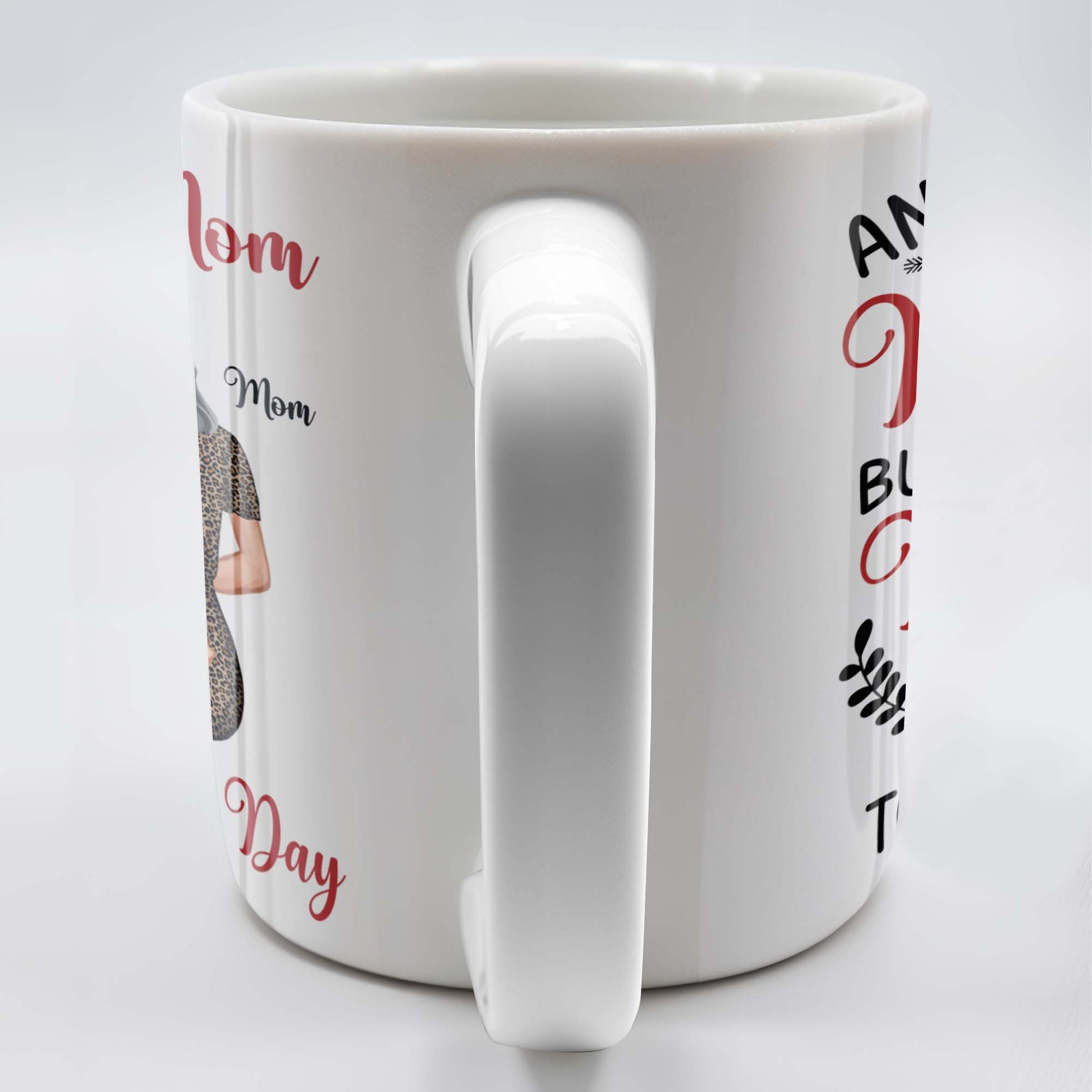 To My Single Mom, Happy Mother's Day, Two Women, Leopard Print