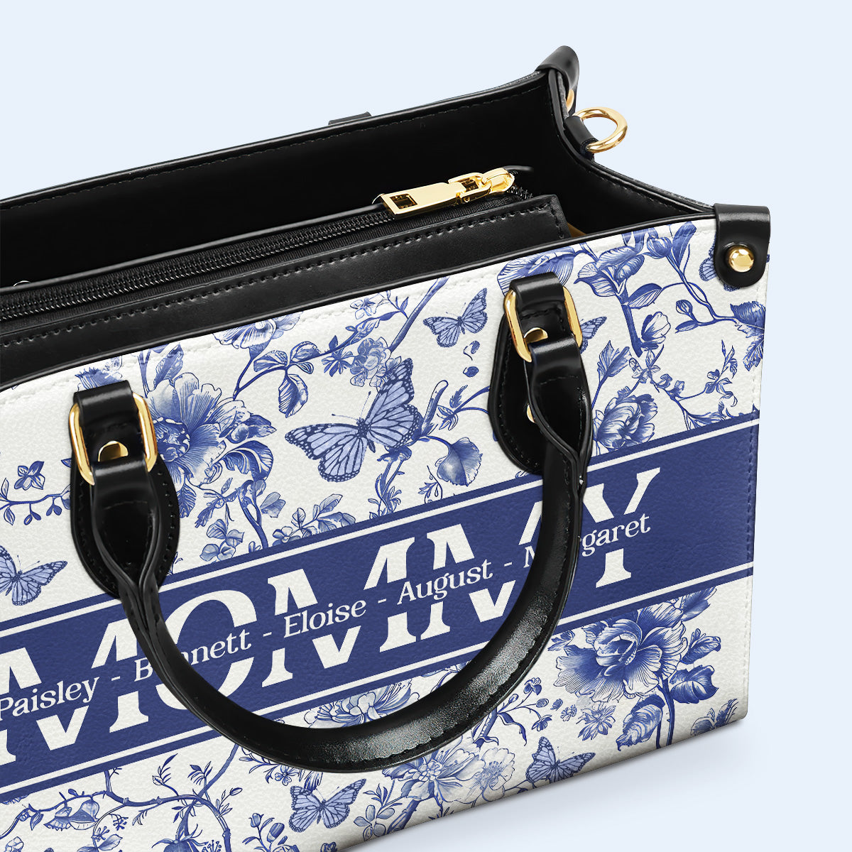 Create Your Own Elegant Floral Custom Bag Design, Floral Design and Butterflies