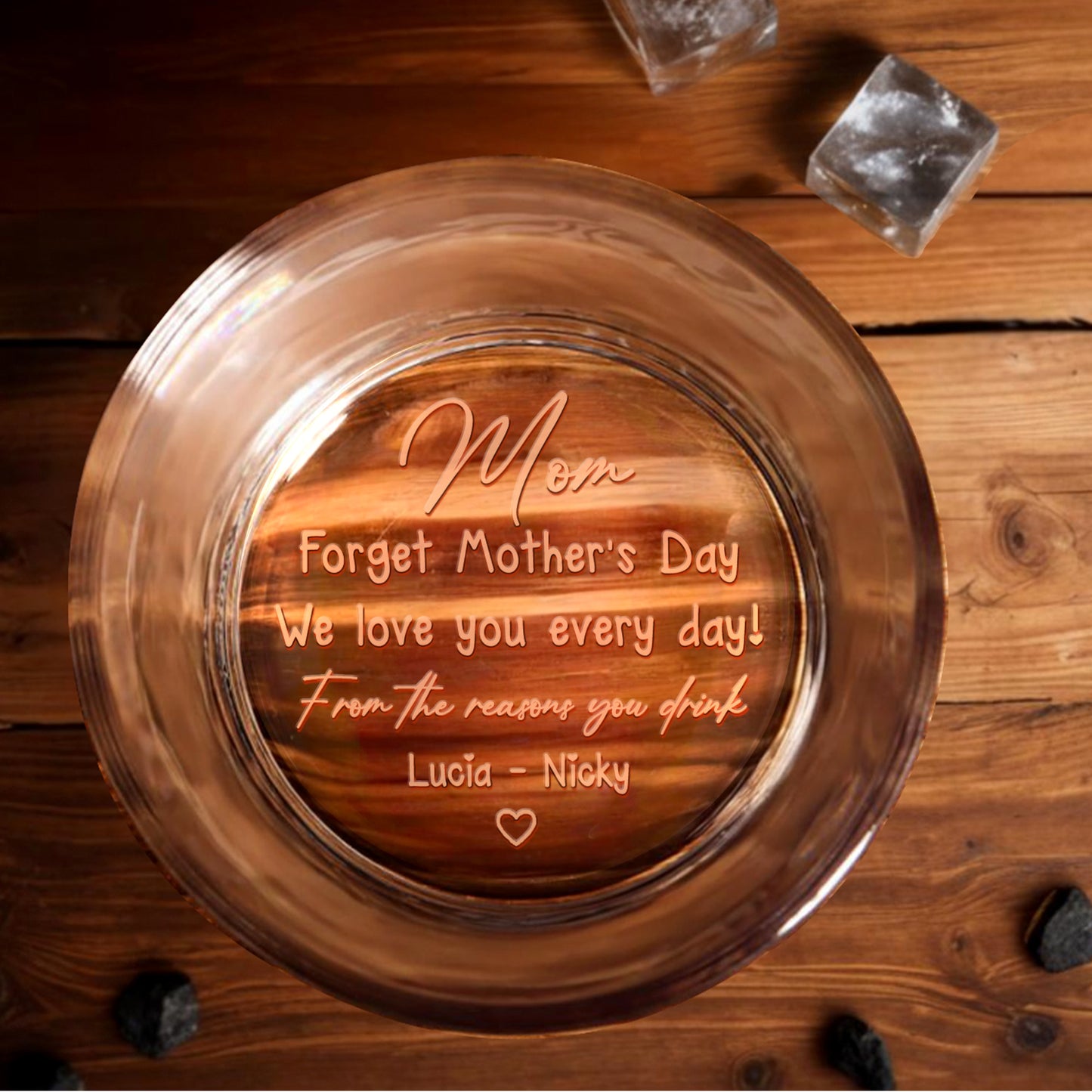 Mom, Forget Mother's Day, We Love You Every Day, Heart