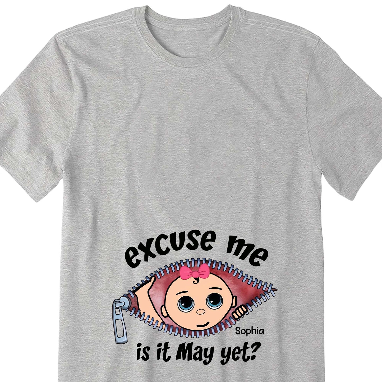 Excuse Me Is It May Yet? Baby Face And Zipper