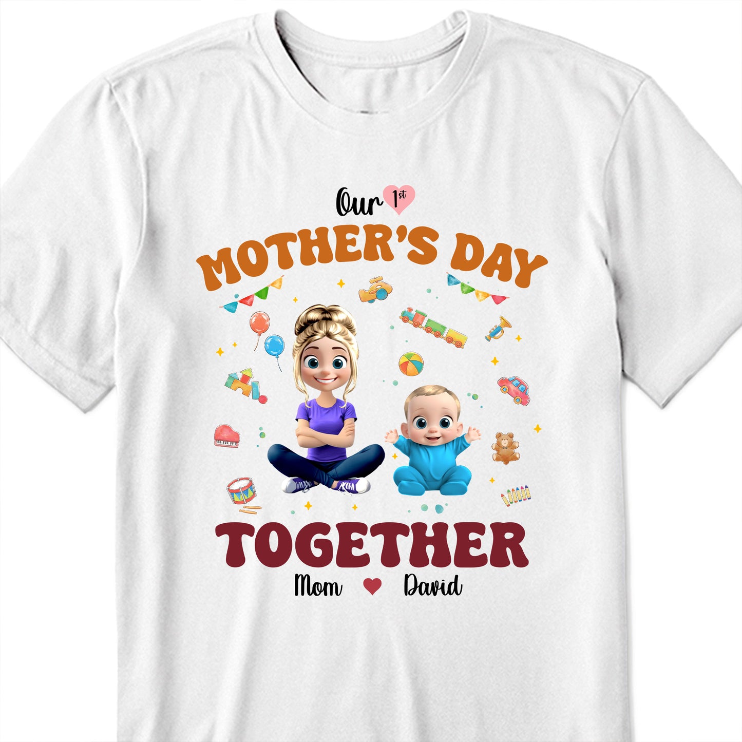 Our 1st Mother's Day Together, Cartoon Characters and Baby Items