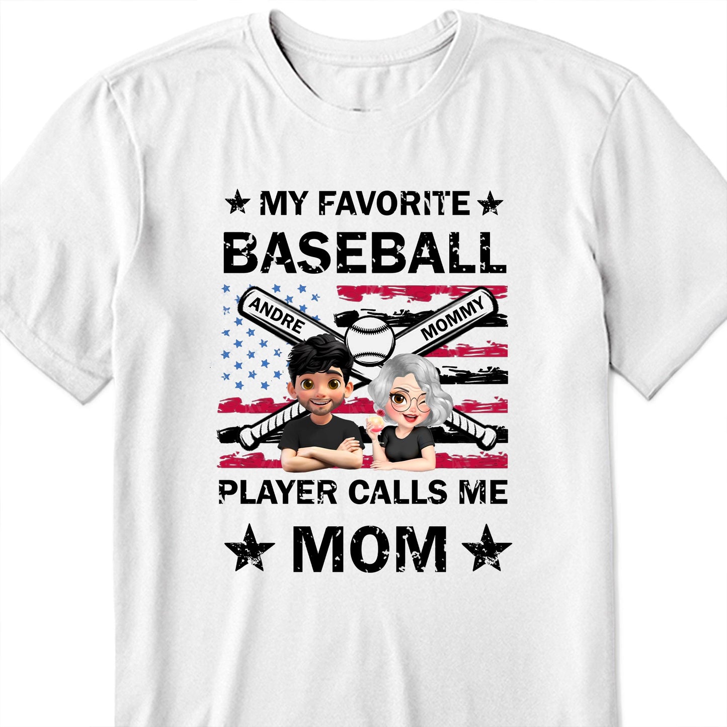 My Favorite Baseball Player Calls Me Mom, Baseball and Stars