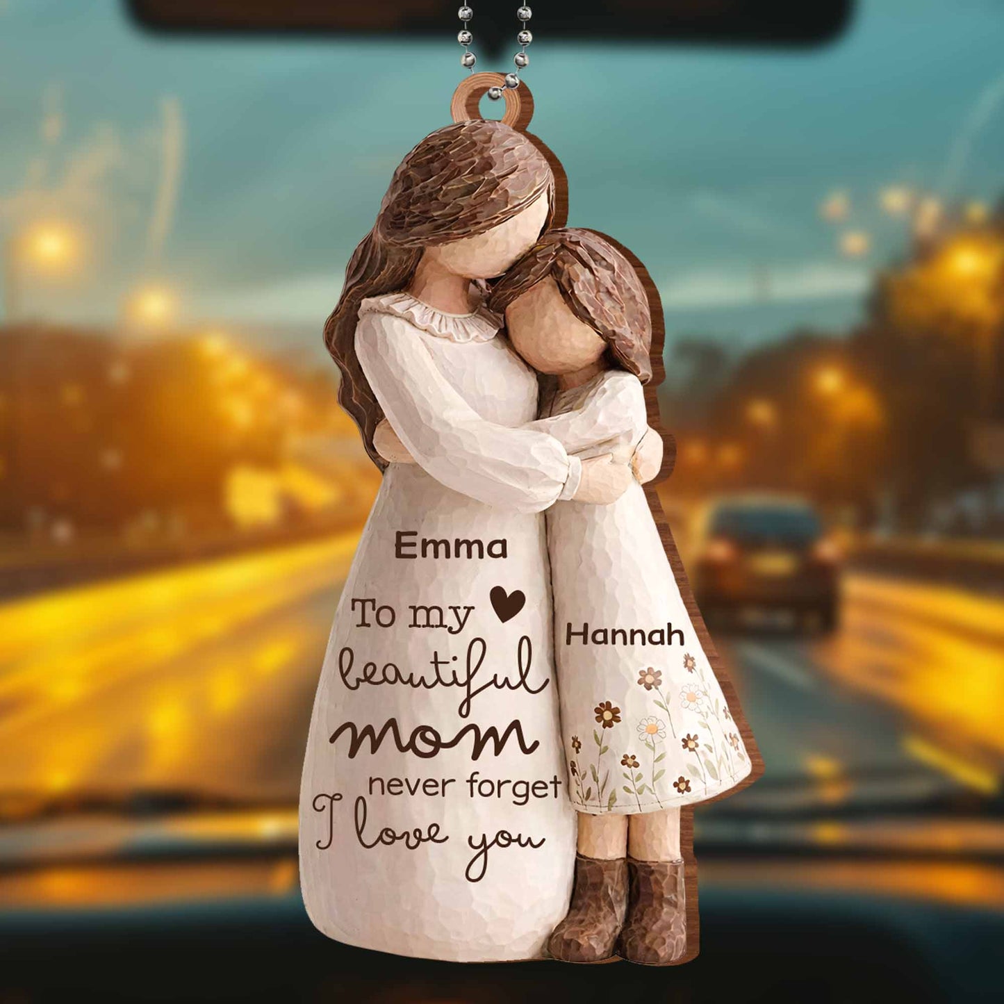 To My Beautiful Mom, Mother And Daughter Embrace