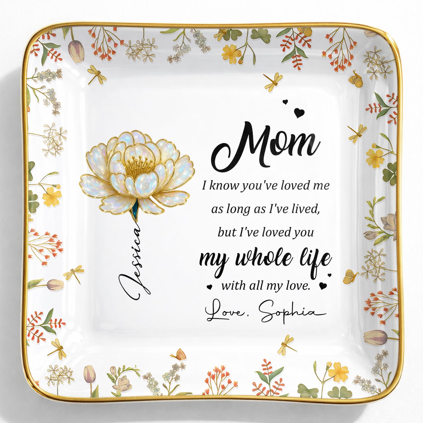 I Know You've Loved Me, Elegant Floral Design