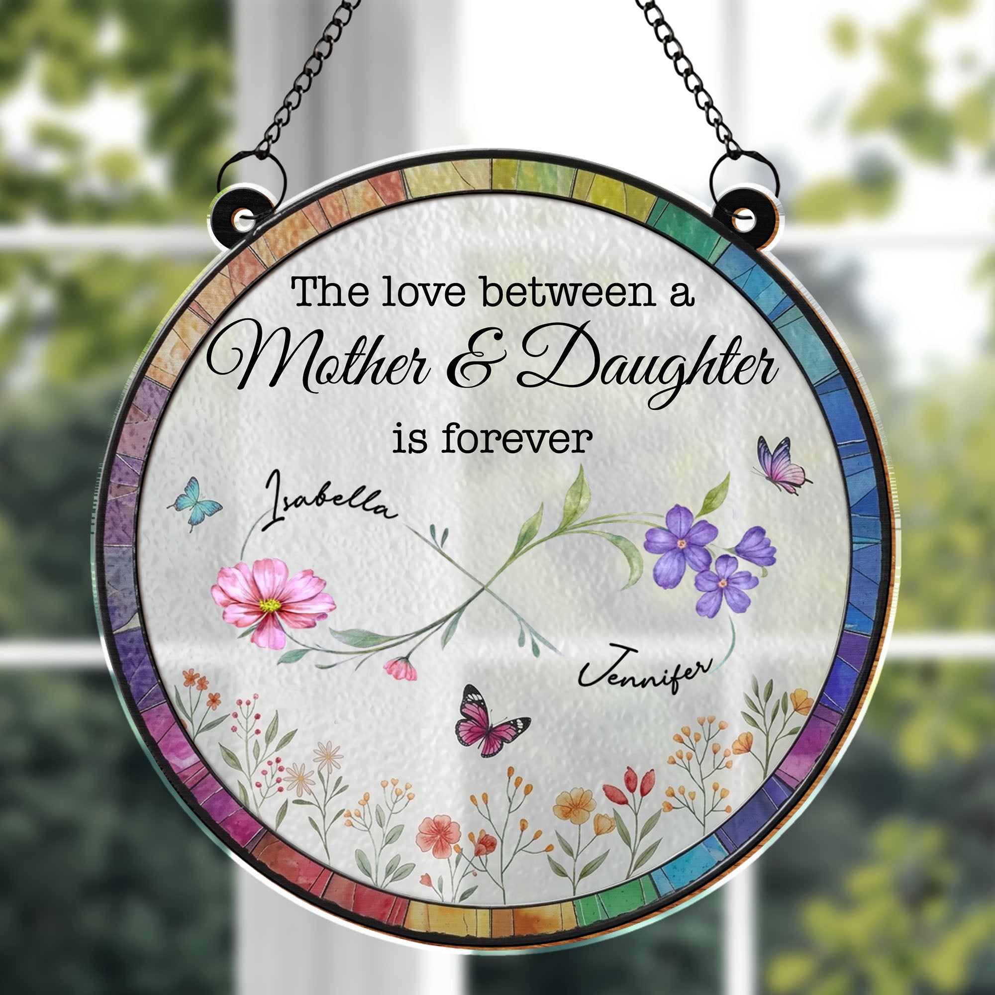 Mother And Daughter Forever, Personalized Suncatcher, Gift For Mom ...