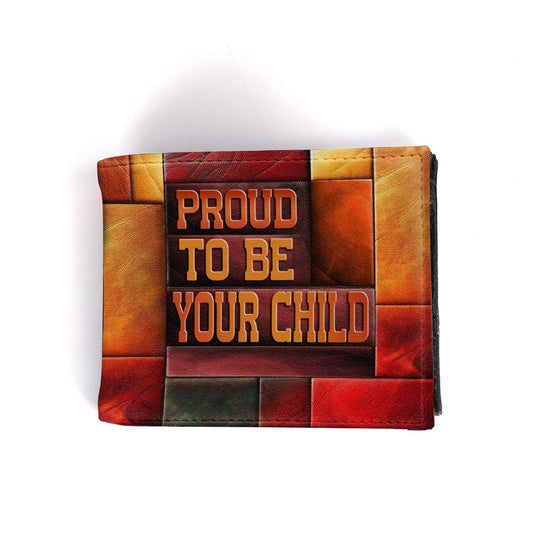 Proud To Be Your Child - Men's Leather Wallet - MW12