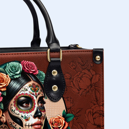 Mujer Fuerte - Personalized Leather Handbag - MX16
