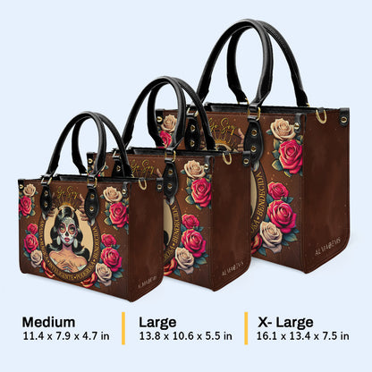 Yo Soy Amada - Personalized Leather Handbag - MX25