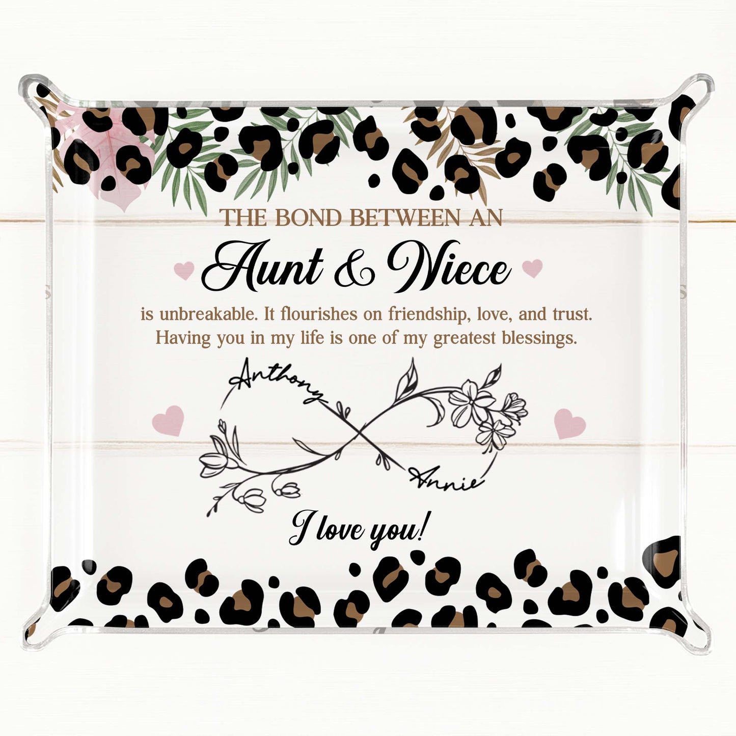 The Bond Between An Aunt & Niece, Love You Flowers