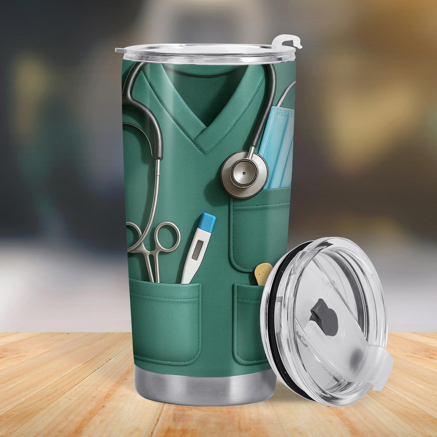 Celebrate Everyday Heroes, Medical Scrubs and Stethoscope