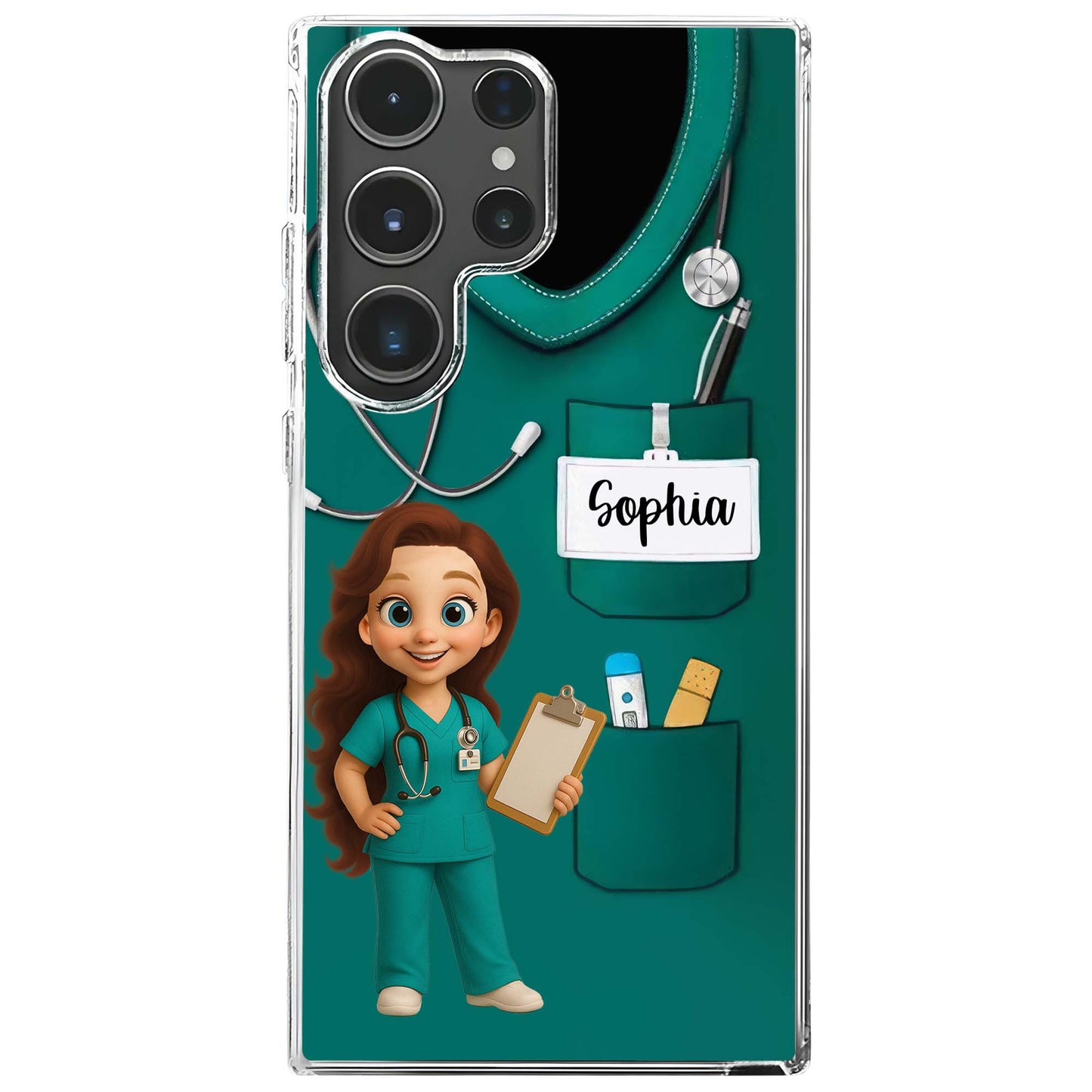 Celebrate Dedication Medical Uniform and Stethoscope Design