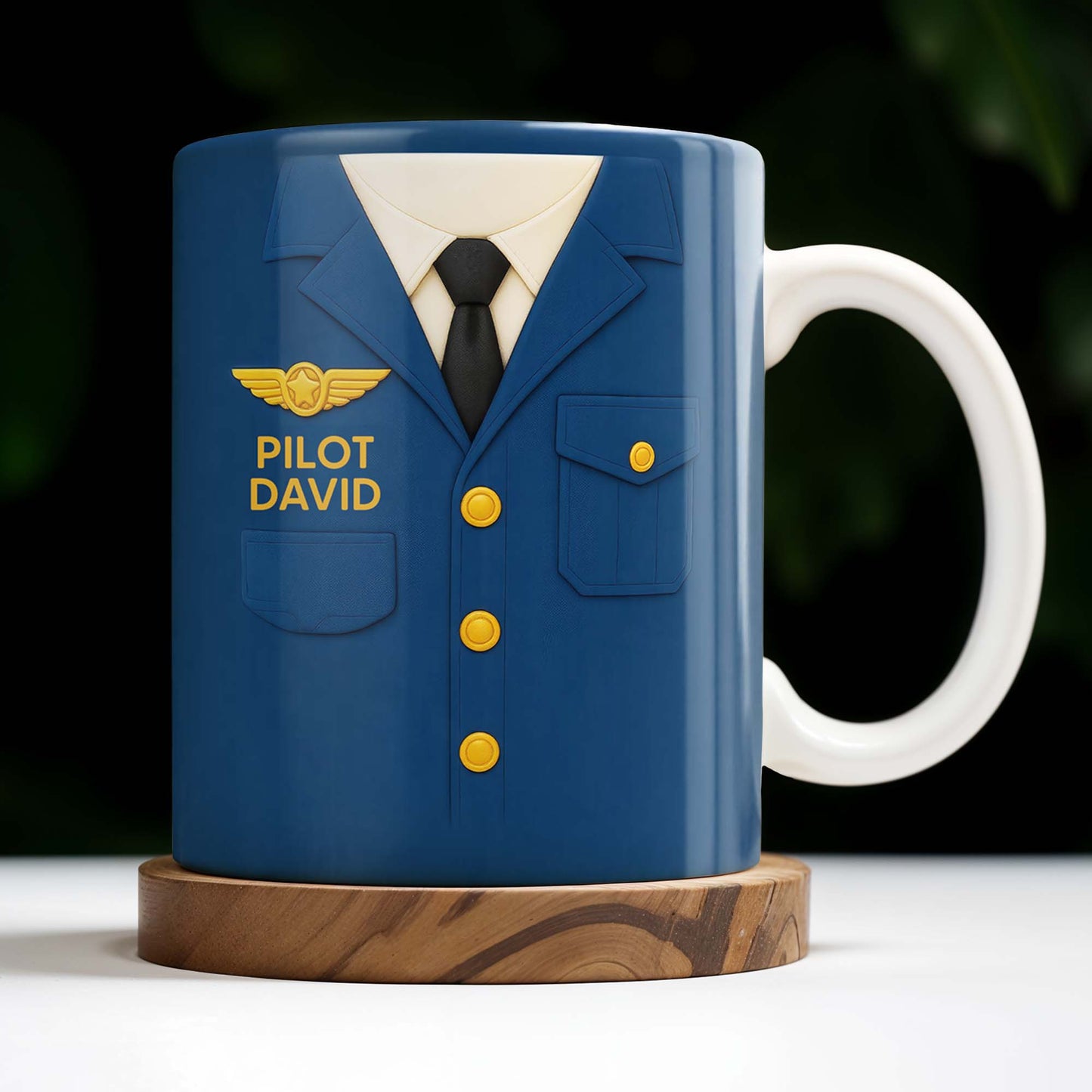 Celebrate The Love For Aviation With This Custom Pilot Uniform Design, Wings Badge