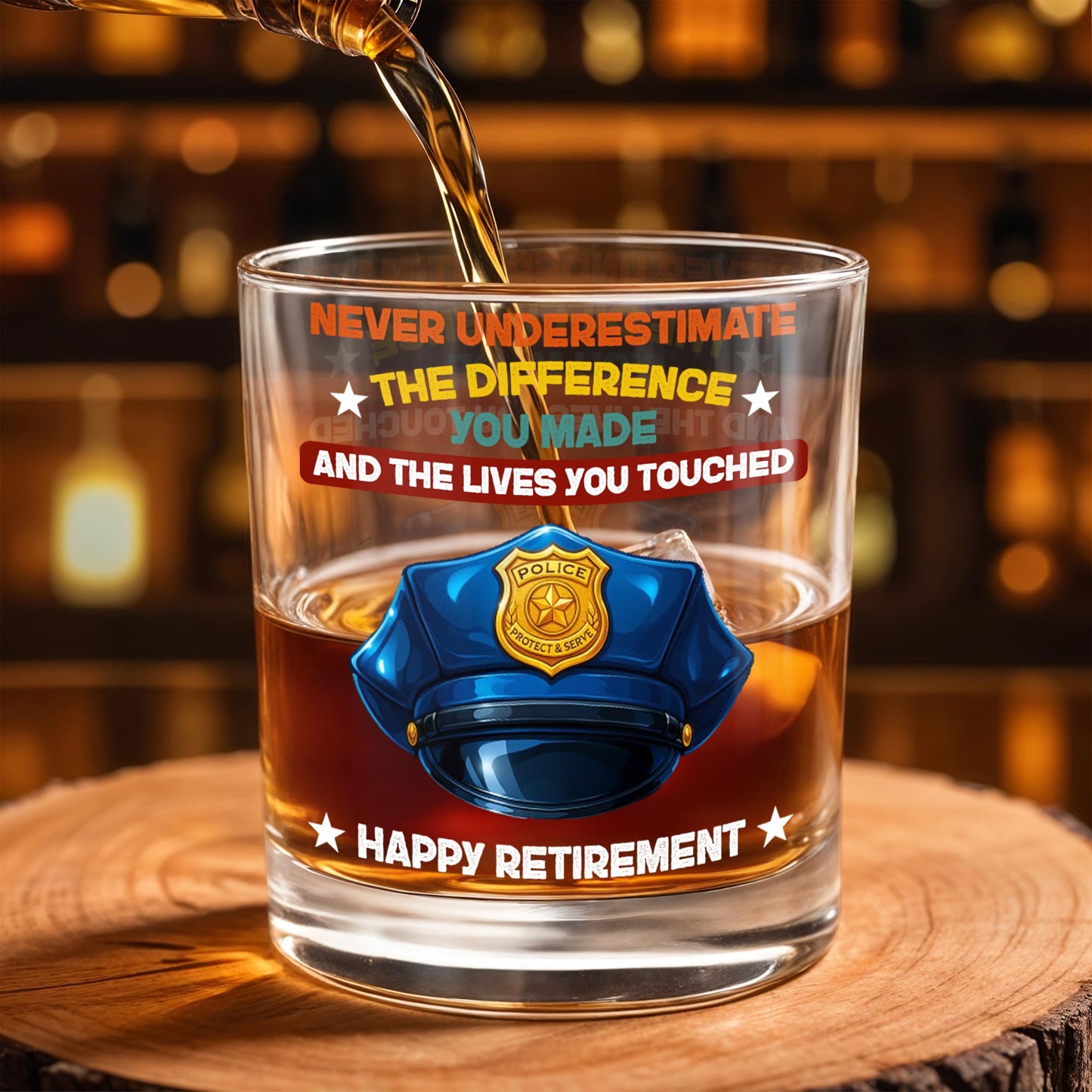 Never Underestimate The Difference You Made, Police Badge