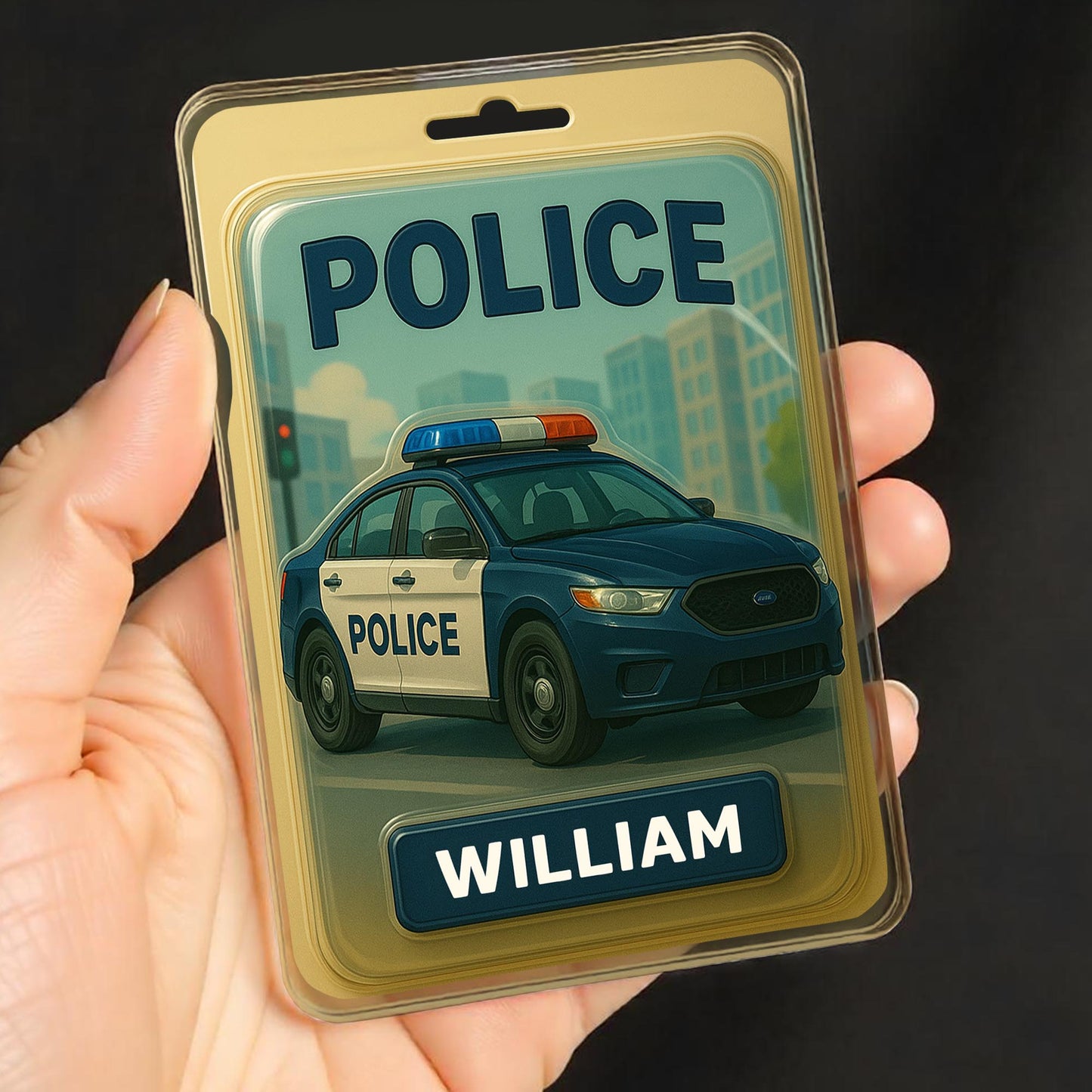 Personalized Police Car Acrylic Plaque