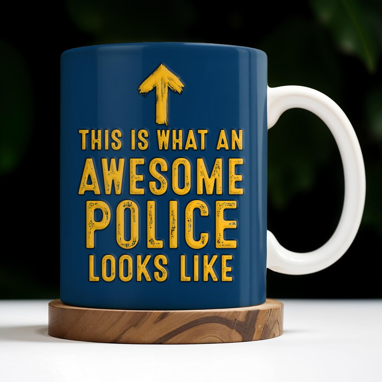 This Is What An Awesome Police Looks Like, Police Car And Badge