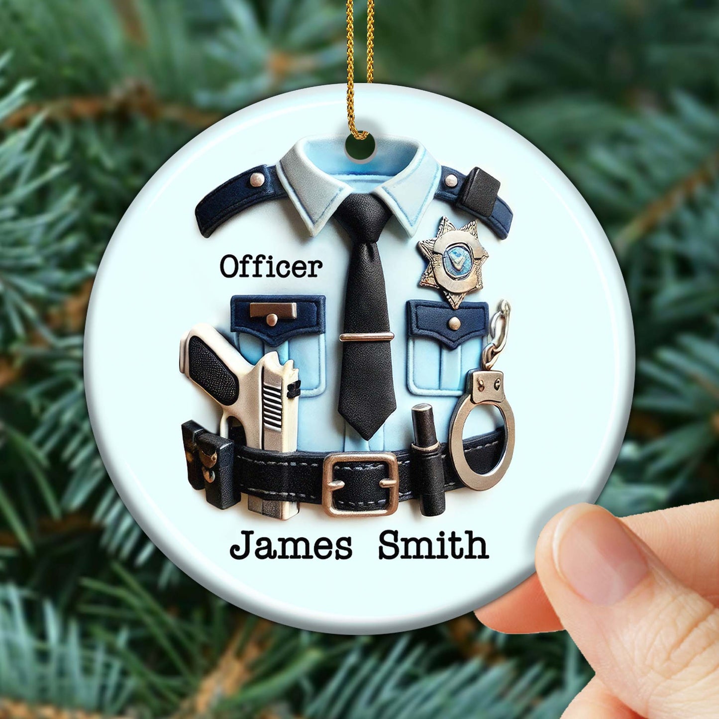 Officer Police Uniform Ornament