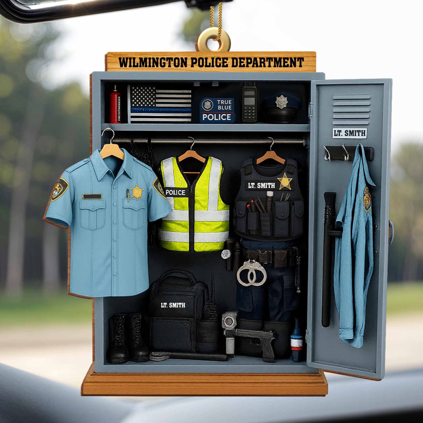 True Blue Police, Custom Police Ornament