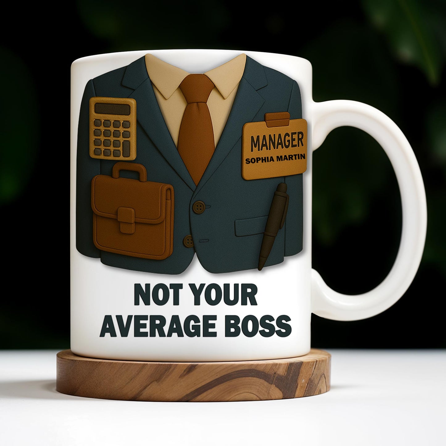 Not Your Average Boss, Suit and Accessories