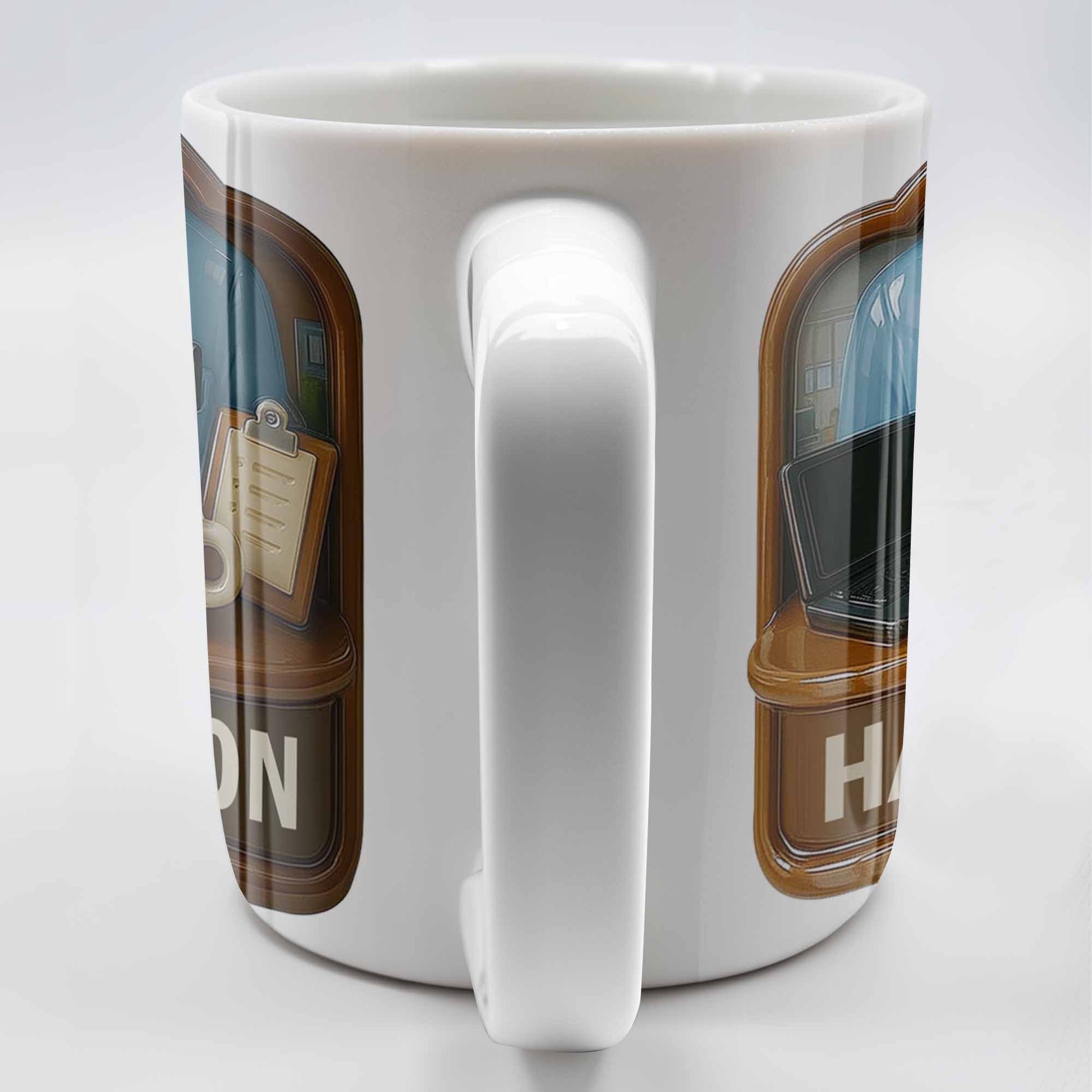 Perfect Gift For The Hardworking Professional Featuring Shirt, Tie, Desk