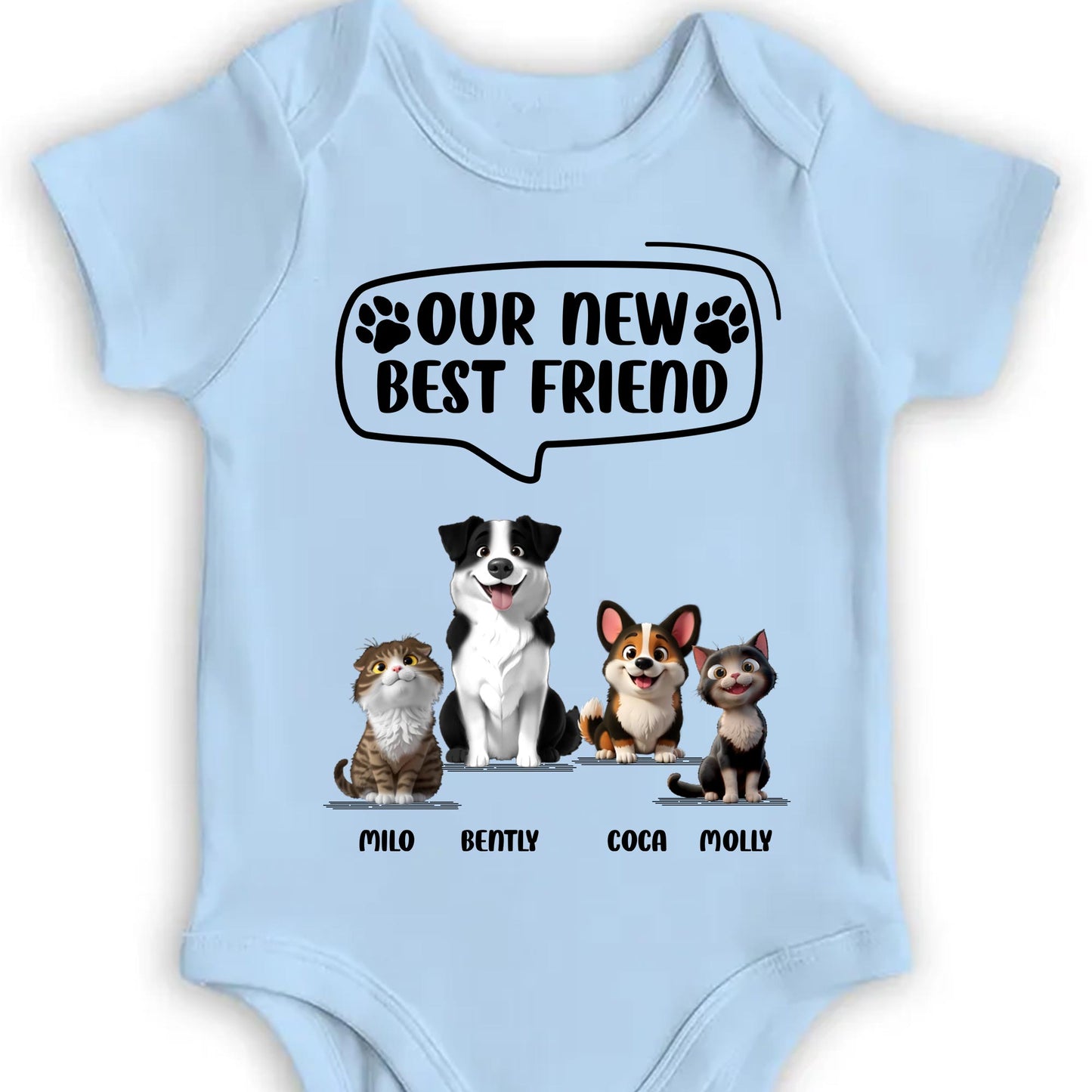 Our New Best Friend, Dogs and Speech Bubble