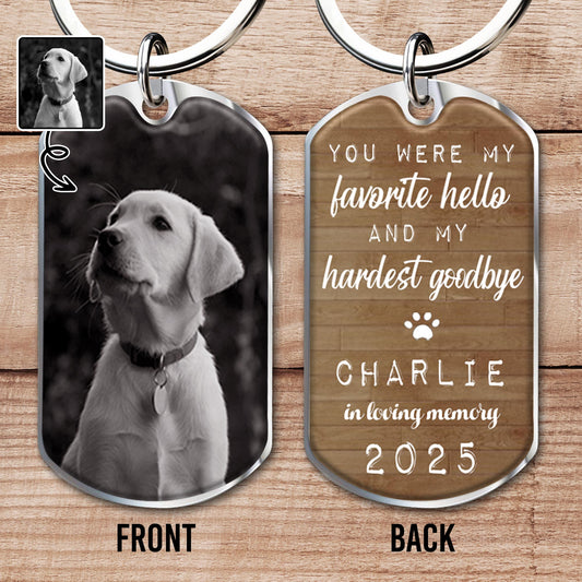 You Were My Favorite Hello And My Hardest Goodbye, Dog And Paw Print