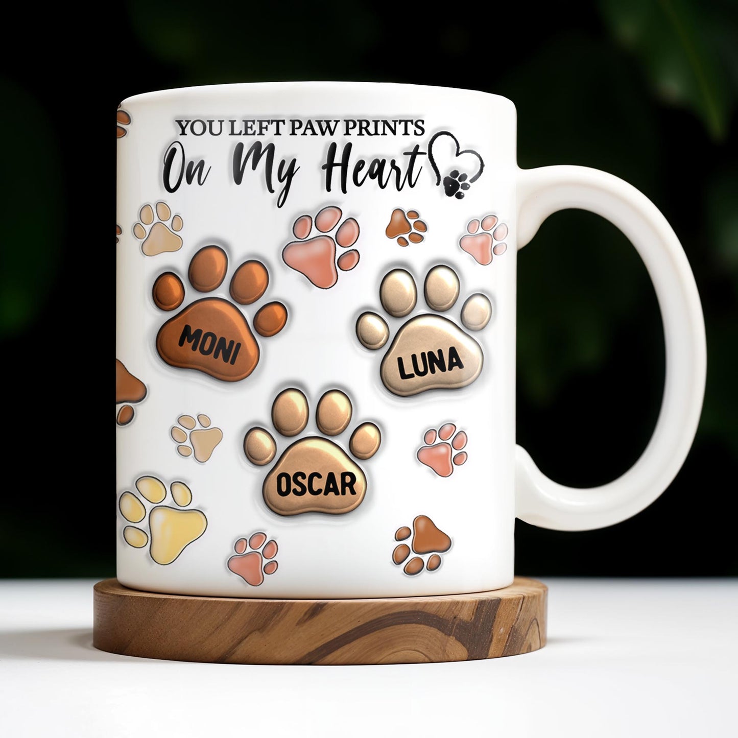 You Left Paw Prints On My Heart, Paw Prints and Custom Names