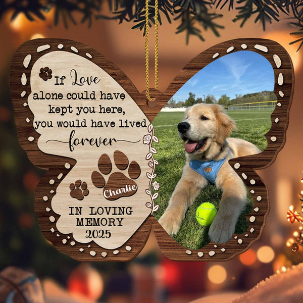 If Love Alone Could Have Kept You Here, Paw Prints And Heart Design