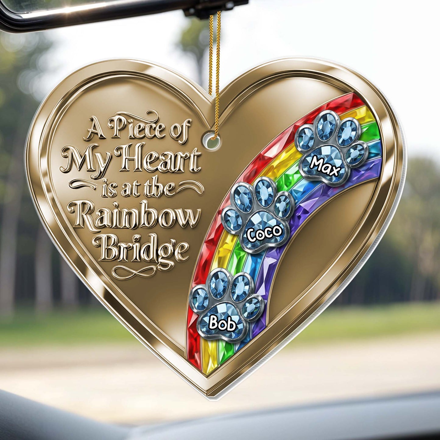 A Piece of My Heart at the Rainbow Bridge, Paw Prints