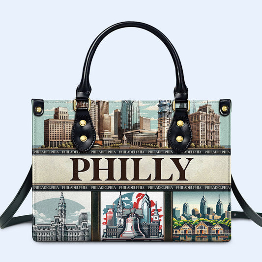Philadelphia  - Leather Handbag - PHIL01