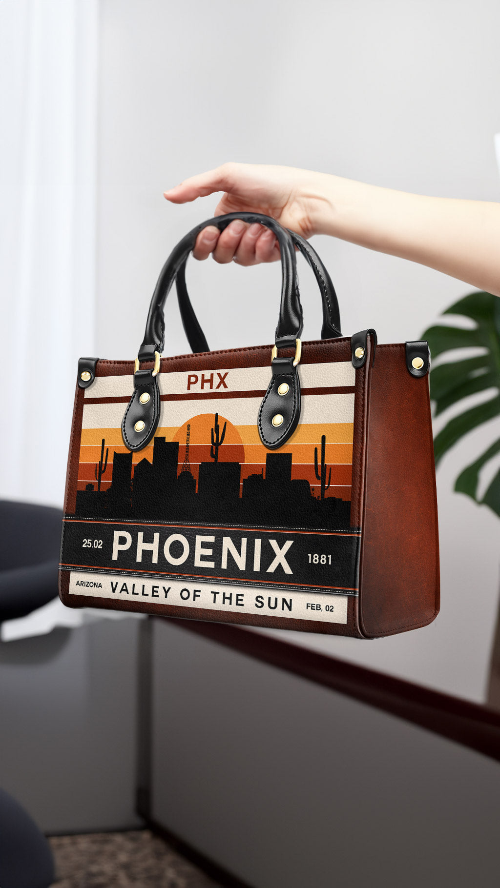 Phoenix - Leather Handbag - PHX01