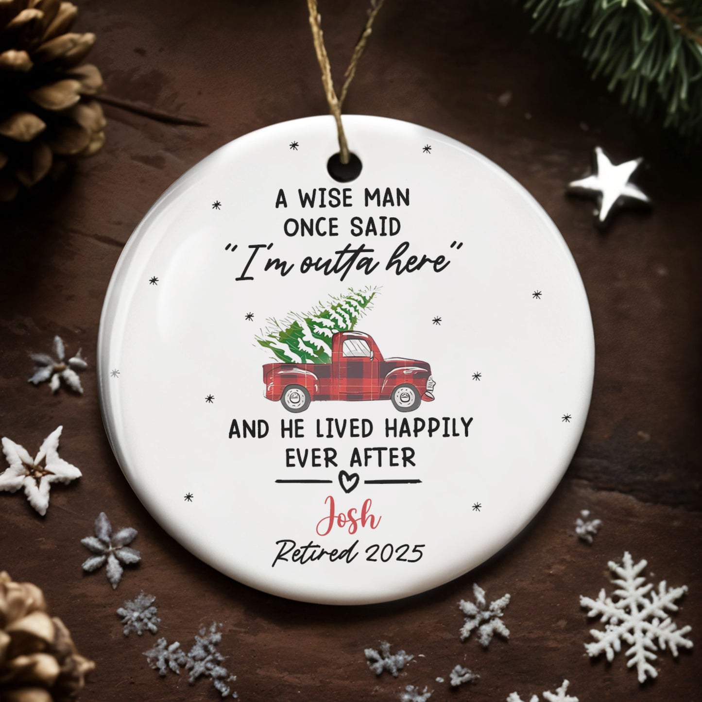 A Wise Man Once Said 'I'm Outta Here', Truck And Tree