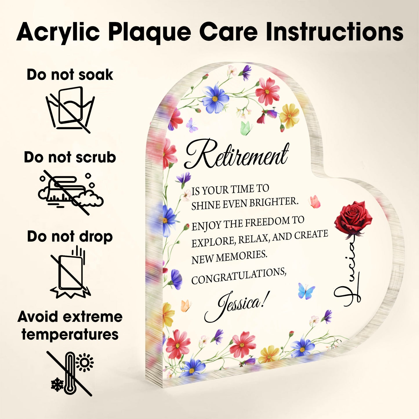 Retirement Is Your Time To Shine Brighter With Flowers And Butterflies