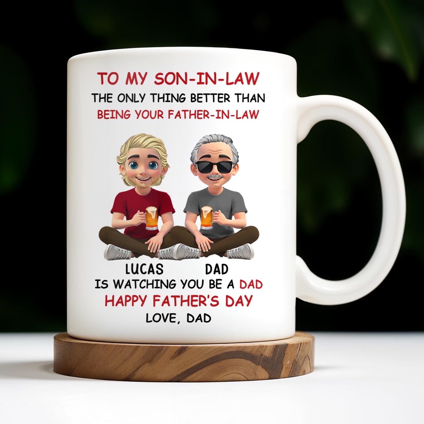 To My Son-In-Law, The Only Thing Better Than Being Your Father-In-Law, Cartoon Characters