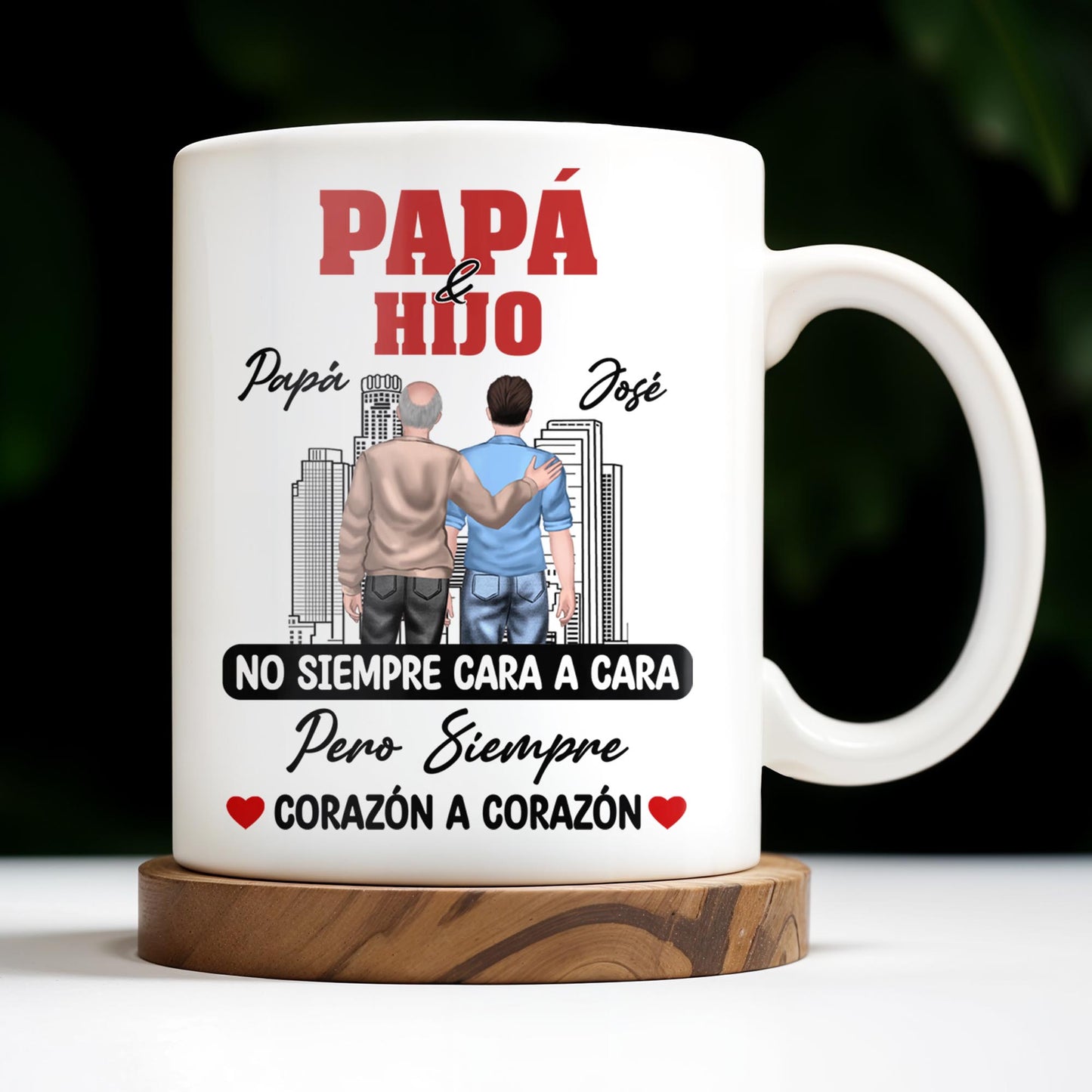 Papá & Hijo, No Siempre Cara A Cara Pero Siempre Corazón A Corazón, Father and Son, Cityscape